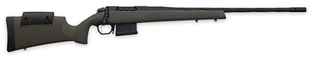 [747115451517] Weatherby 3WRXP65CMR4B 307 Range XP 6.5 Creedmoor 5+1 22" Fluted Barrel, Black Barrel/Rec, OD Green Synthetic Stock with Adj. Cheek Rest, Accubrake Muzzle Brake, TriggerTech Trigger
