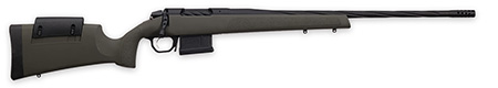 [747115451593] Weatherby 3WRXP7MMRR8B 307 Range XP 7mm Rem Mag 5+1 26" Fluted Barrel, Black Barrel/Rec, OD Green Synthetic Stock with Adj. Cheek Rest, Accubrake Muzzle Brake, TriggerTech Trigger