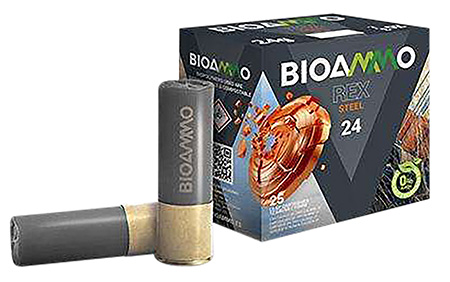 [8436590222898] Bioammo BRS2870 Rex Steel Target 12Gauge 2.75" 1oz 7Shot 25 Per Box/10 Case