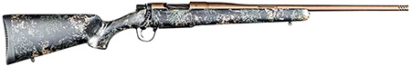 [840290520266] Christensen Arms 8010119100 Mesa FFT 7mm PRC 3+1 22" Threaded Barrel, Burnt Bronze Cerakote, Green with Black/Tan Webbing Stock