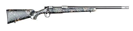 [840290520532] Christensen Arms 8010632200 Ridgeline FFT 7mm PRC 3+1 22" Carbon Fiber/Threaded Barrel, Burnt Bronze Cerakote Rec, Green with Black/Tan Accents Stock