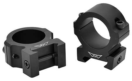 [656813113309] Warne V601M Horizontal Rings Vapor Matte Black 1" Medium 0 MOA