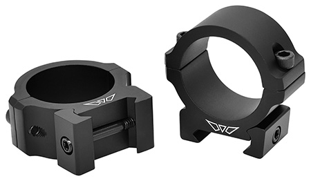 [656813113323] Warne V613M Horizontal Rings Vapor Matte Black 30mm Low 0 MOA