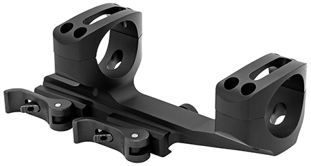 [656813106424] Warne QDXSKEL30TW Skeletonized Scope Mount/Ring Combo Quick Detach Black Anodized 30mm Tube MSR Ultra High Rings
