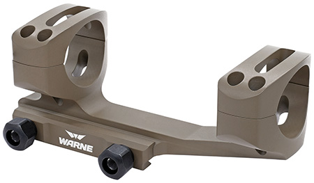 [656813104864] Warne XSKEL30DE X-SKEL Scope Mount/Ring Combo Flat Dark Earth Cerakote 30mm