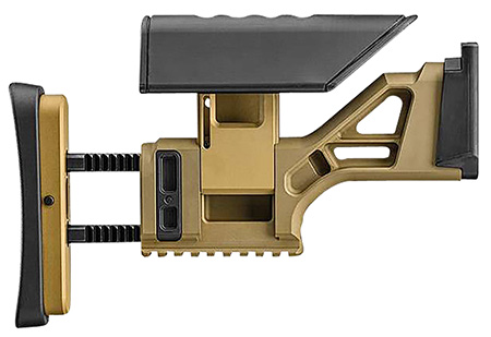 [845737014919] FN 20100567 SSR Rear Stock Assembly  FDE Aluminum, Fully Adjustable for FN SCAR 16S/17S