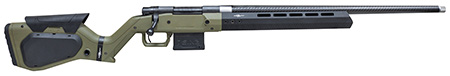 [682146879636] Howa HHERA308CFODG M1500 Hera 308 Win 5+1 24" Carbon Fiber Threaded Barrel, Black Rec, OD Green  &  Black Hera H7 Chassis Stock