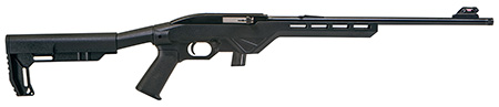 [754908247400] Citadel CIT22LRB Trakr  22 LR 10+1 18" Blued Steel Threaded Barrel  &  Receiver, Lightweight Synthetic Black Synthetic Stock