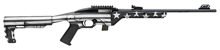 [682146853964] Citadel CIT22LRBUSG Trakr  22 LR 10+1 18" Blued Steel Threaded Barrel  &  Receiver, Gray Flag Synthetic Stock