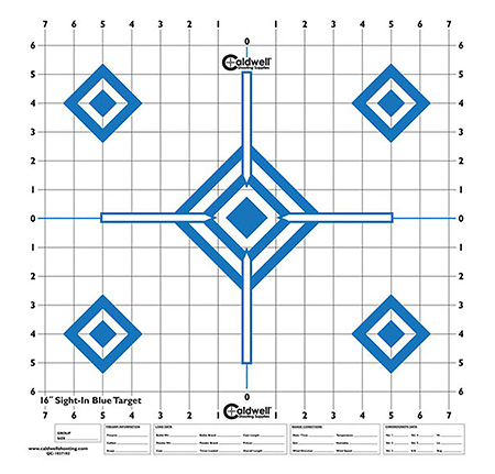 [661120652113] Caldwell 1175521 Diamond  Self-Adhesive Recycled Paper Universal 16" Blue/White 10 Pack