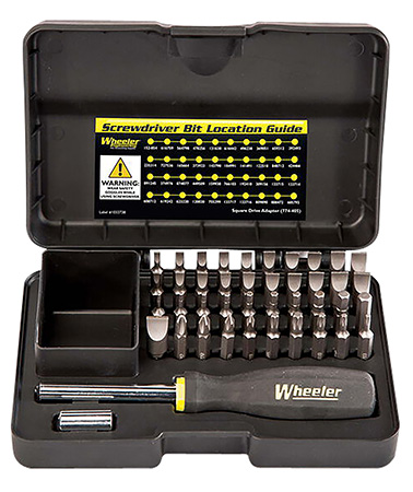 [661120747031] Wheeler 4001006 Gunsmithing Screwdriver Set Black 43 Pieces