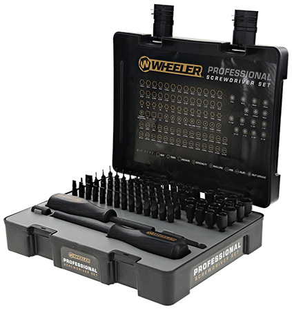[661120747017] Wheeler 4001003 Professional Screwdriver Set Black 100 Pieces