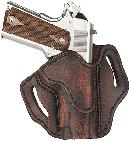 [816161021583] 1791 Gunleather ORBH1SVTGR BH1 Optic Ready OWB Vintage Leather Belt Slide Fits 4-5" 1911 Right Hand