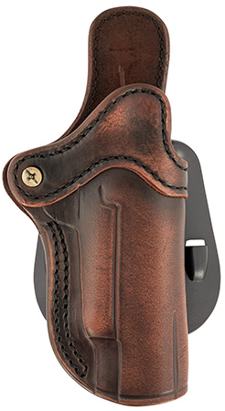 [816161026137] 1791 Gunleather ORPDH1VTGR Paddle Holster Optic Ready OWB Size 01 Vintage Leather Paddle Fits 4-5" 1911 Right Hand
