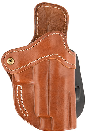 [816161026458] 1791 Gunleather ORPDH23CBRR Paddle Holster Optic Ready OWB Size 2.3 Classic Brown Leather Paddle Fits Glock 17 Fits Walther PPQ Right Hand