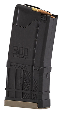 [738435619503] Lancer  L5AWM Blackout 20rd 300 Blackout For AR-15 Opaque Black Polymer