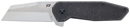 [661120650478] Schrade 1136251 Slyte  3" Folding Plain Satin D2 Steel Blade 4.50" Dark Stonewash Stainless Steel Handle