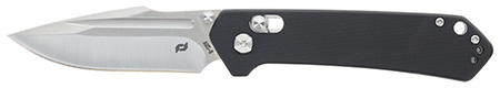 [661120650232] Schrade 1182620 Divergent  3.06" Folding Modified Drop Point Plain Satin AUS-8A SS Blade 4.31" Black G10 Handle