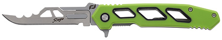 [661120656975] Schrade 1197645 Isolate Enrage 7 2.60" Folding Scalpel Plain Satin 420A Steel Blade, 4.25" Green Non-Slip Carbon Fiber Handle, Includes Blade Removal Tool/Case/Sheath/