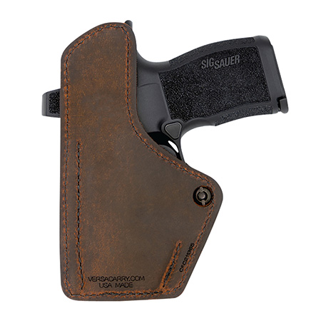 [687408401976] Versacarry 1CC2621HCT Compound Custom IWB Brown Polymer Belt Clip Fits Springfield Hellcat Right Hand