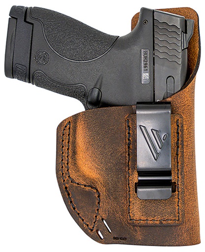 [019213115036] Versacarry 32101 Element  IWB Size 01 Brown Leather Belt Clip