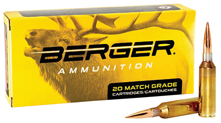 [679459342100] Berger Bullets 50010 Target Rifle 6.5PRC 156gr Hybrid 20 Per Box/10 Case