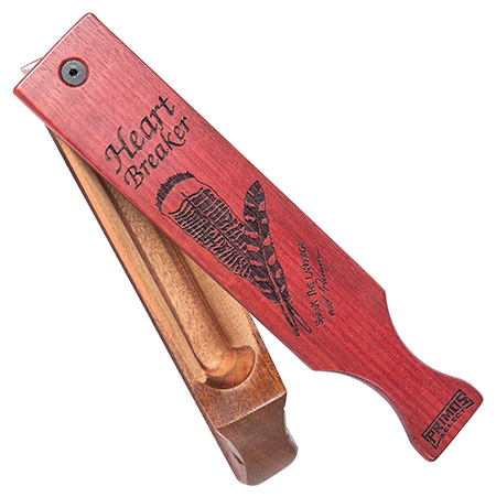 [010135002282] Primos 228 Heartbreaker  Box Call Attracts Turkey Natural/Purple Mahogany