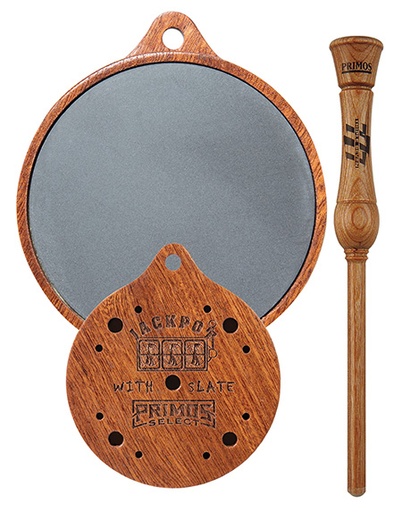 [010135002169] Primos 216 Jackpot  Striker Call Turkey Sounds Gray/Natural Hardwood