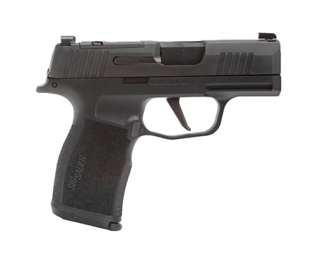 [798681663873] Sig Sauer 365X9BXR3PMS P365X  Micro-Compact 9mm Luger 12+1, 3.10" Black Steel Barrel, Black Nitron Optic Ready/Serrated Stainless Steel Slide, Black Stainless Steel Frame w/Beavertail  &  Picatinny Rail