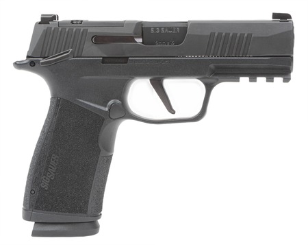 [798681663873] Sig Sauer 365X9BXR3PMS P365X  Micro-Compact 9mm Luger 12+1, 3.10" Black Steel Barrel, Black Nitron Optic Ready/Serrated Stainless Steel Slide, Black Stainless Steel Frame w/Beavertail  &  Picatinny Rail