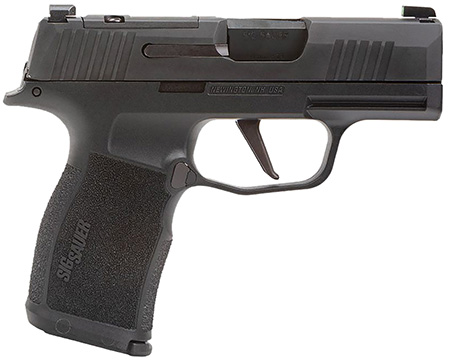 [798681663880] Sig Sauer 365X9BXR3PMS10 P365X  Micro-Compact 9mm Luger 10+1 3.10" Black Steel Barrel, Black Nitron Optic Ready/Serrated Slide  &  Frame w/Sig Rail, Black Polymer Grips, Right Hand