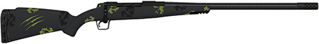 [853418900260] Fierce Firearms ROG7PRC24BFF Carbon Rogue  Full Size 7mm PRC 3+1 24" Hand Lapped/Match Grade Threaded Barrel, Black Cerakote Steel Receiver, Forest Camo Fierce Rogue Carbon Fiber Stock