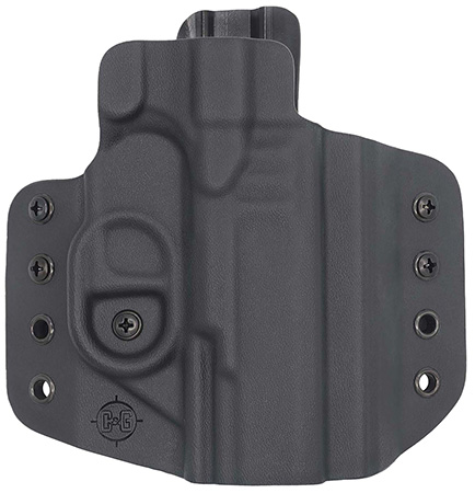 [840339712126] C & G Holsters 1212100 Covert  OWB Black Kydex Belt Loop Fits Walther PDP 4" Right Hand