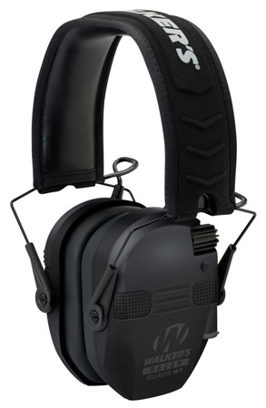 [888151014745] Walker's GWPRSEQMBT Razor Slim Electronic Muff 23 dB Over the Head Black Polymer