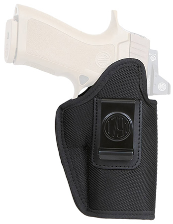 [810102210593] 1791 Gunleather PNIWB5BLKR Premium Nylon  IWB Size 05 Black Ballistic Nylon Belt Clip Right Hand