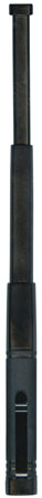 [028634705870] Smith  &  Wesson Knives SWBAT12BCP Baton  12.10" Collapsible Black Carbon Steel Includes Pocket Clip