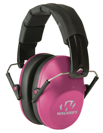 [888151010945] Walker's GWPFPM1PNK Pro Low Profile Passive Muff 22 dB Over the Head Pink/Black Polymer