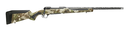 [011356580184] Savage Arms 58018 110 UltraLite 6.5 Creedmoor 4+1 22" Threaded Carbon Fiber Wrapped Barrel, Black Melonite Rec, Woodland Camo AccuStock with AccuFit