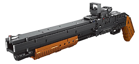 [810112981834] Remington by Camp Co CBGBB2 Building Blocks Shotgun Black/Brown Plastic 21" Long Includes 6 Plastic Projectiles 863 Pieces