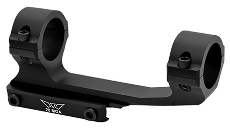 [656813107254] Warne V4011M MSR Scope Mount/Ring Combo Matte Black 1" 20 MOA