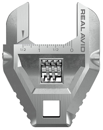[813119014765] Real Avid AVMFAW Armorer's Master-Fit Adjustable Wrench Fits Up To 1.50" Firearm Nut, 1/2" Drive Torques Wrench