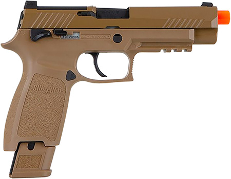 [798681605071] Sig Sauer Airguns AIRPFM17GG Proforce M17 Air Soft Green Gas 6mm 21+1 Coyote Polymer Grips