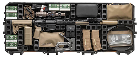 [840815143130] Magpul MAG1301-BLK DAKA Grid Organizer Black Polypropylene for Pelican 730 Vault Tactical Rifle Case