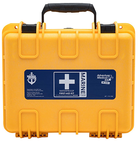 [707708106019] Adventure Medical Kits 01150601 Marine 600 Treats Injuries/Illnesses Waterproof Yellow