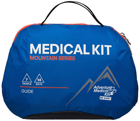 [707708010071] Adventure Medical Kits 01001007 Mountain Guide Treats Injuries/Illnesses Water Resistant Blue