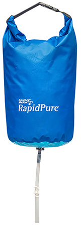 [707708201424] RapidPure 01600142 Purifier + 9L Gravity System Blue Plastic, 8" x 8" x 14"