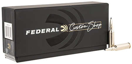 [604544688153] Federal FCS65PRCTA1SC Custom Rifle Ammo Custom Shop 6.5PRC 130gr Terminal Ascent 20/Box