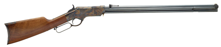 [619835100054] Henry H011IF Original Iron Frame Full Size 44-40 Win 13+1 24.50" Blued Octagon Barrel, Color Case Hardened Steel Receiver, Fancy American Walnut Wood Stock Right Hand