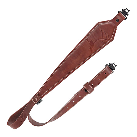[026509067856] Heritage Cases 8510 Deer Deboss  Brown Leather 28"-35" OAL Rifle