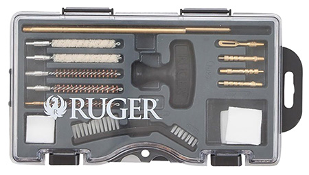 [026509009245] Ruger 27822 Rimfire Cleaning Kit .22 Cal Bronze Bristles 12 Black Plastic Case